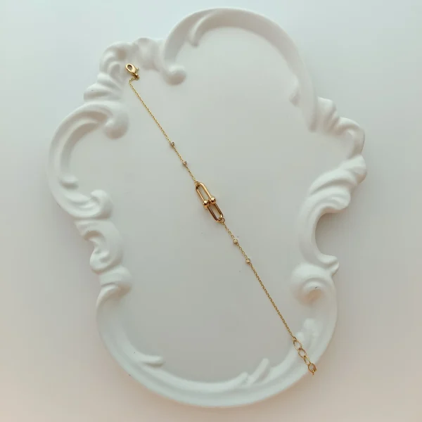 دستبند طلای ۱۸ عیار - طرح تیفانی فرینا