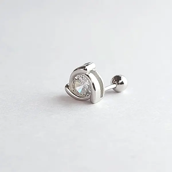 پیرسینگ نقره زنانه کد P109