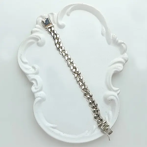 دستبند نقره کارتیه کد 4