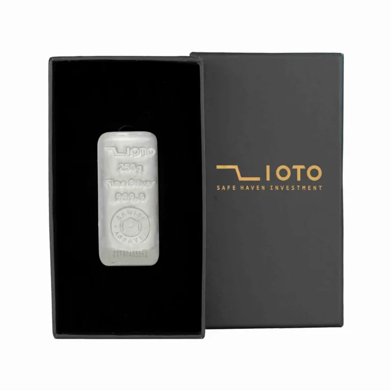 شمش نقره زیوتو 250 گرم