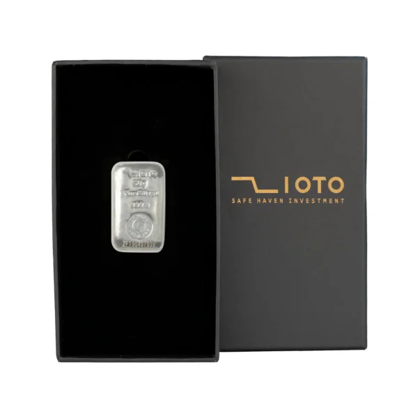 شمش نقره زیوتو 50 گرم