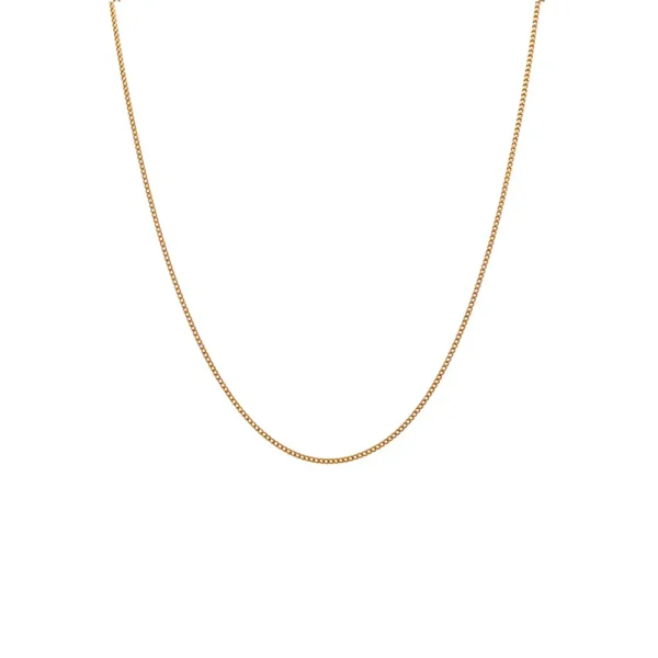 زنجیر طلا 18 عیار طرح کارتیه کد 1