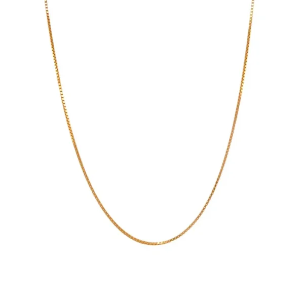 زنجیر طلا 18 عیار طرح ونیزی کد 16