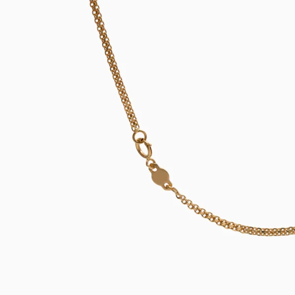 زنجیر طلا 18 عیار طرح بیزمارک تخت کد 15