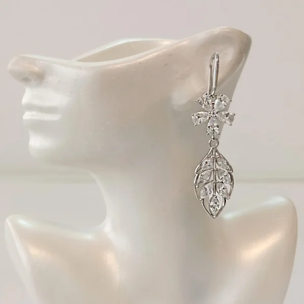 گوشواره نقره مدل دیانا - 4.6 گرم