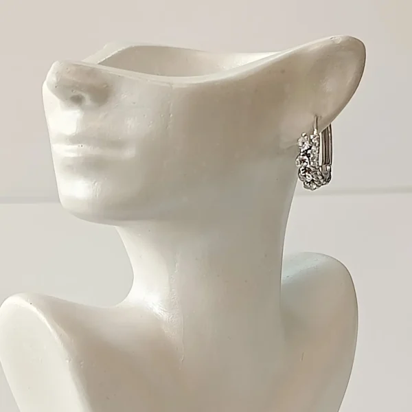 گوشواره نقره مدل فردیس