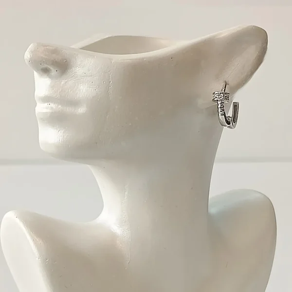 گوشواره نقره مدل فرنوش