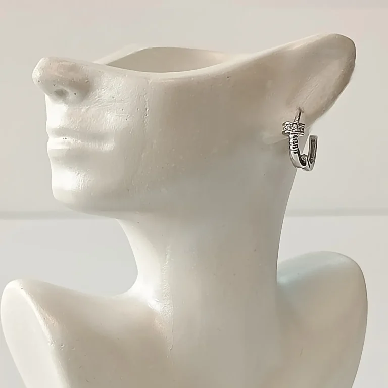 گوشواره نقره مدل فرنوش