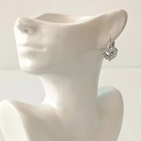 گوشواره نقره مدل فروغ