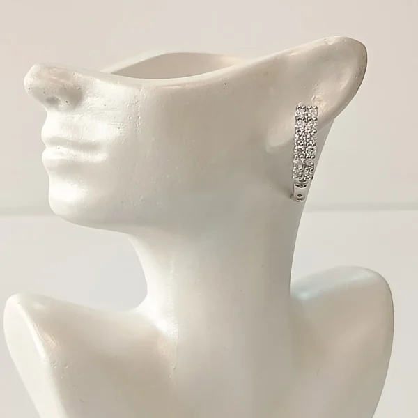 گوشواره نقره مدل فرینا