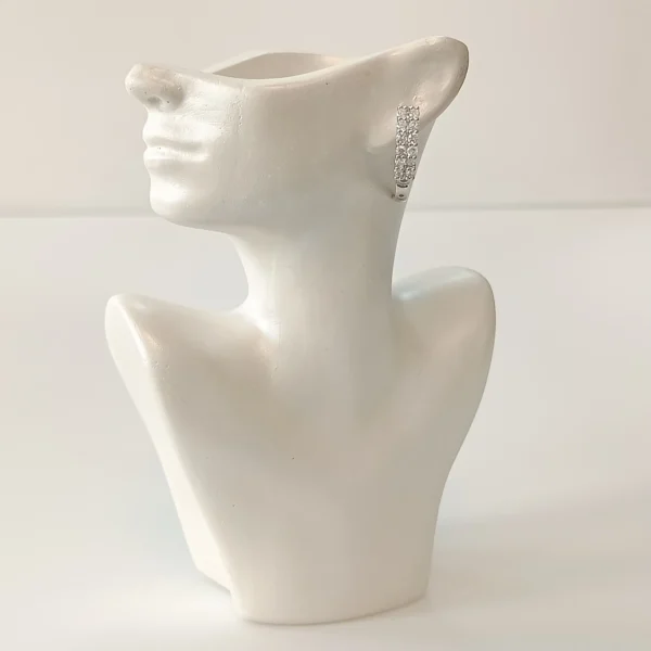 گوشواره نقره مدل فرینا