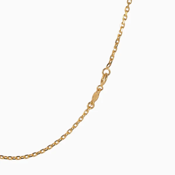 زنجیر طلا 18 عیار طرح فلامینگو کد 7