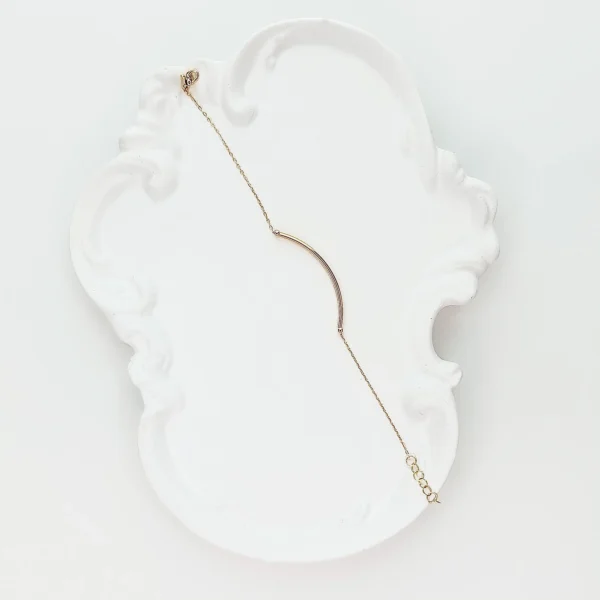 دستبند طلای ۱۸ عیار - طرح تیفانی هدی