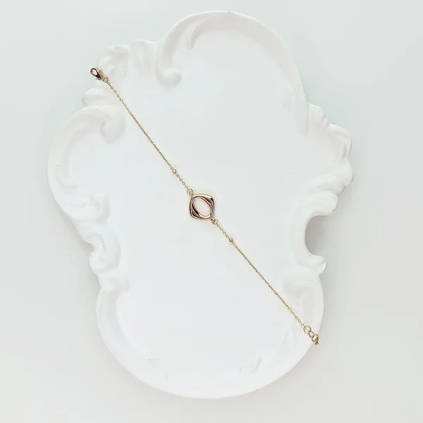 دستبند طلای ۱۸ عیار - طرح تیفانی هلن